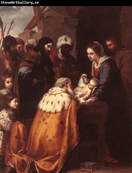 MURILLO, Bartolome Esteban Adoration of the Magi